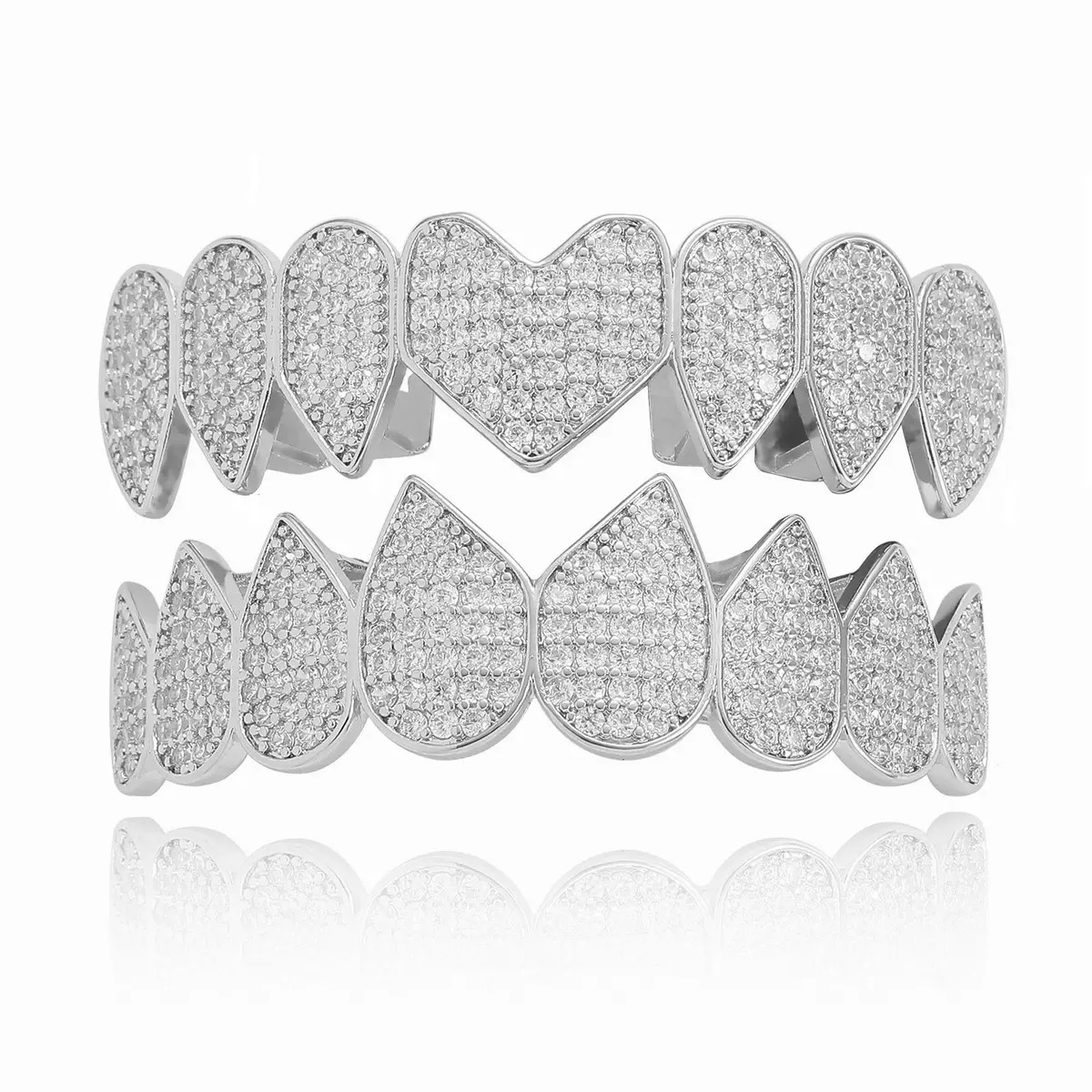 Body Jewelry Materials - Hiphop rock iced out 5a zircão