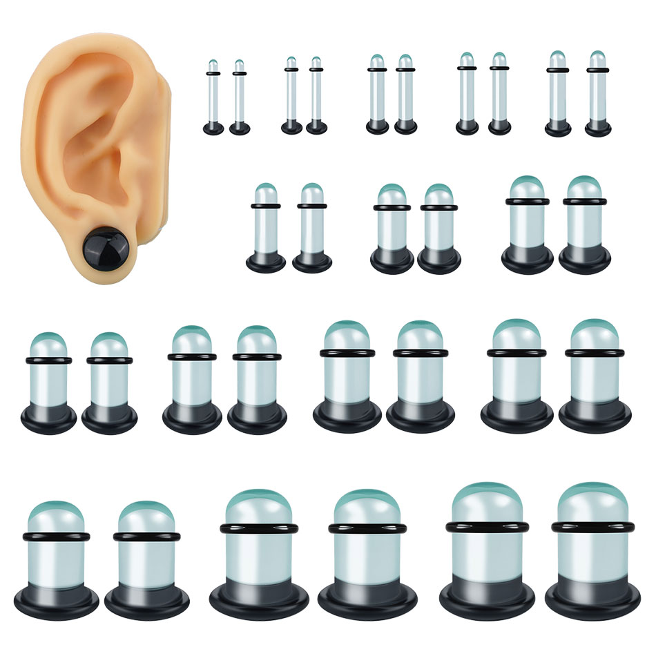 Body Jewelry Ear Gauges - Kit de alongamento de medidores de