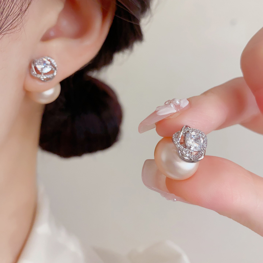 Cluster Stud Ear - Brincos de Tarraxa em Aglomerado Torcido