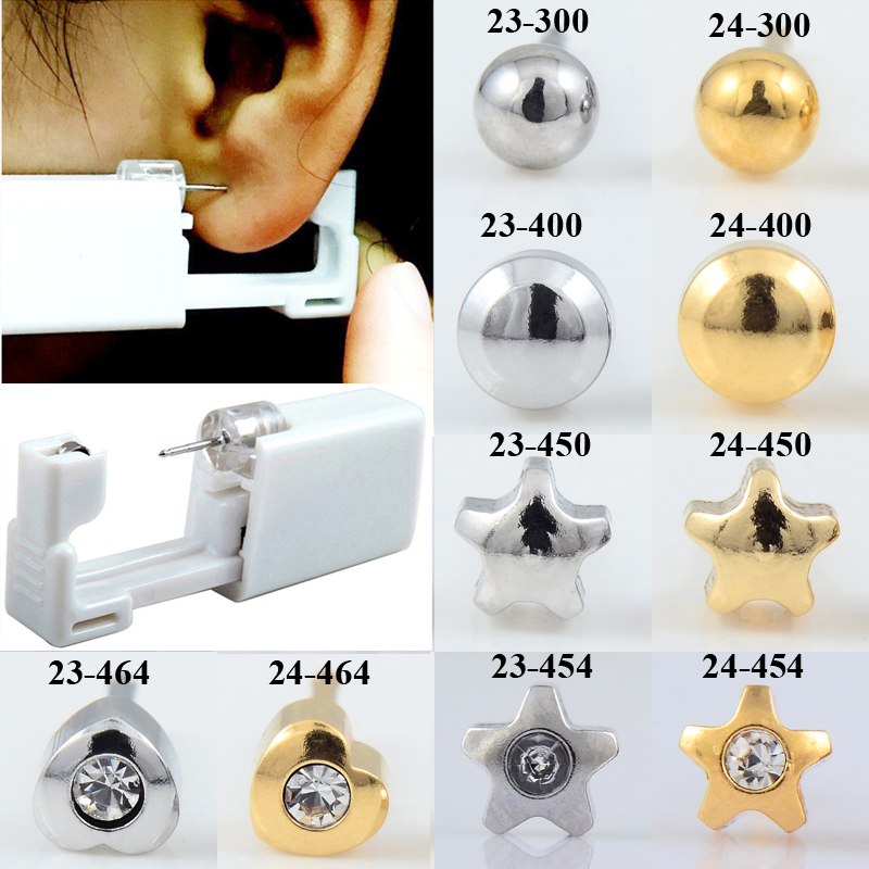 Body Jewelry Display Case - 24 pçs/caixa sem dor kit de