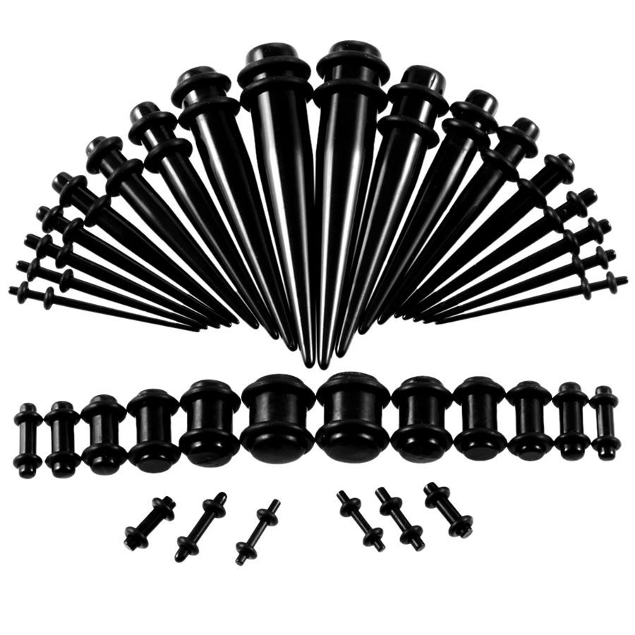 36 pçs/lote acrílico medidor d - Body Jewelry Ear Gauges avaliação e preço