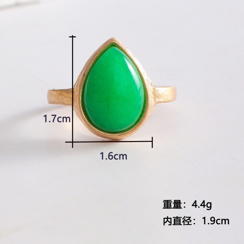Anel de lágrima vintage exclus - Body Jewelry Brands avaliação e preço