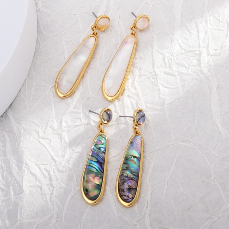 Abalone concha papel gota de á - Body Jewelry Brands avaliação e preço