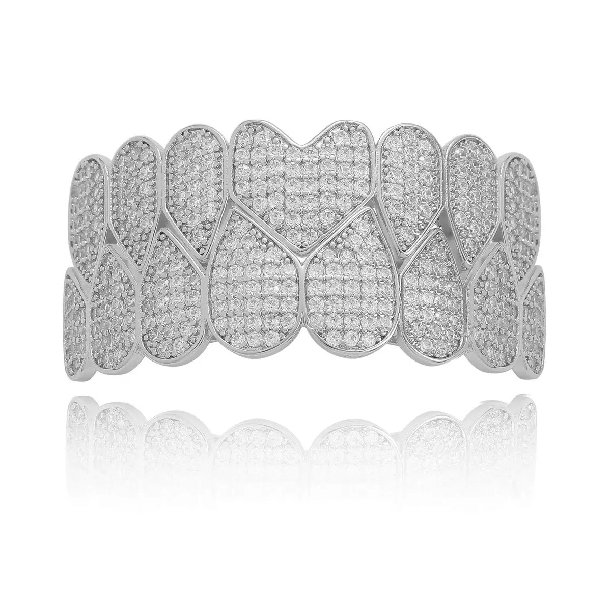 Hiphop rock iced out 5a zircão - Body Jewelry Materials avaliação e preço