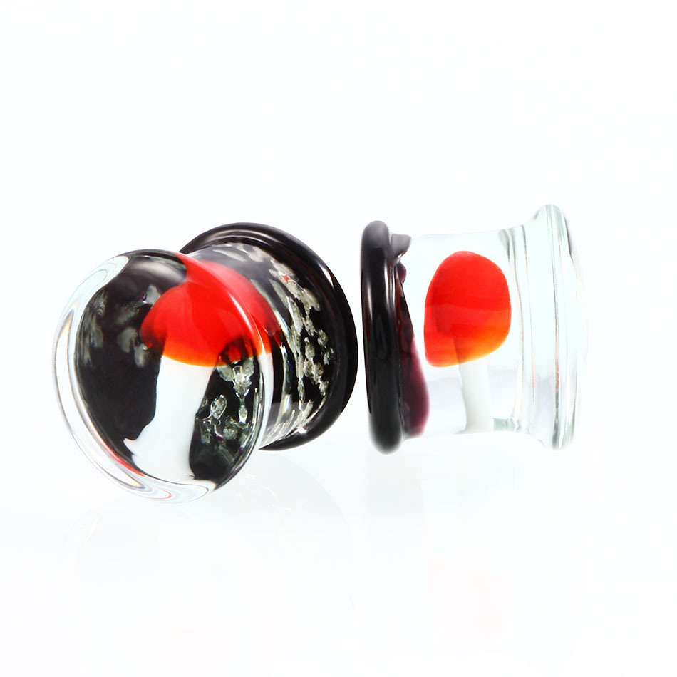 1 par de tampas de vidro mangi - Body Jewelry Brands avaliação e preço