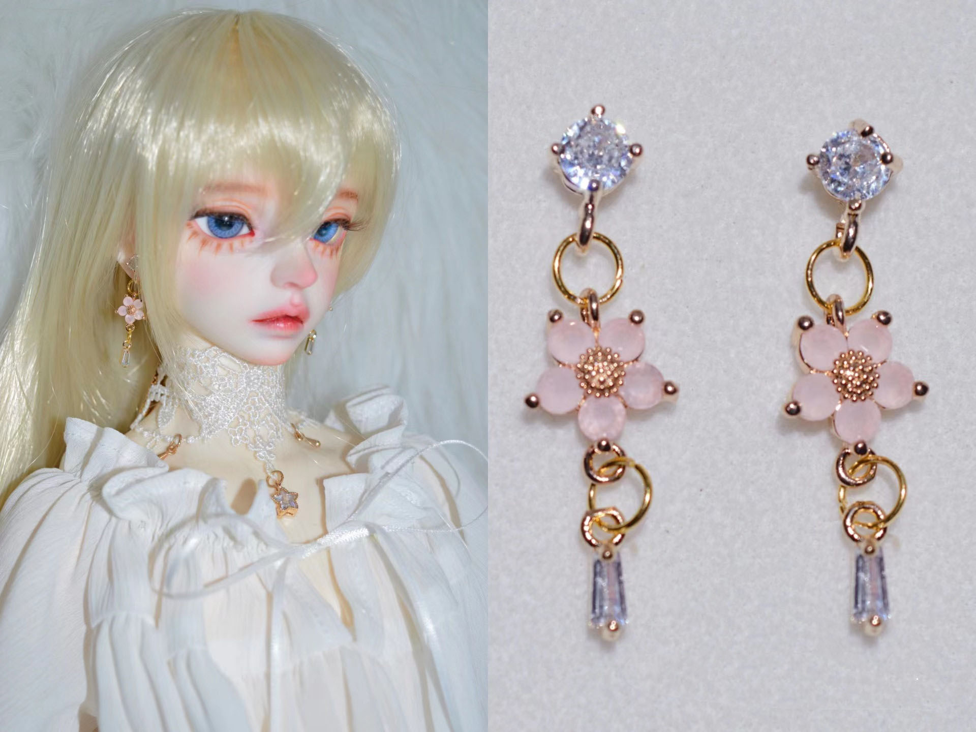 Brincos de boneca BJD 1/3 Tio  - Body Jewelry Universe avaliação e preço