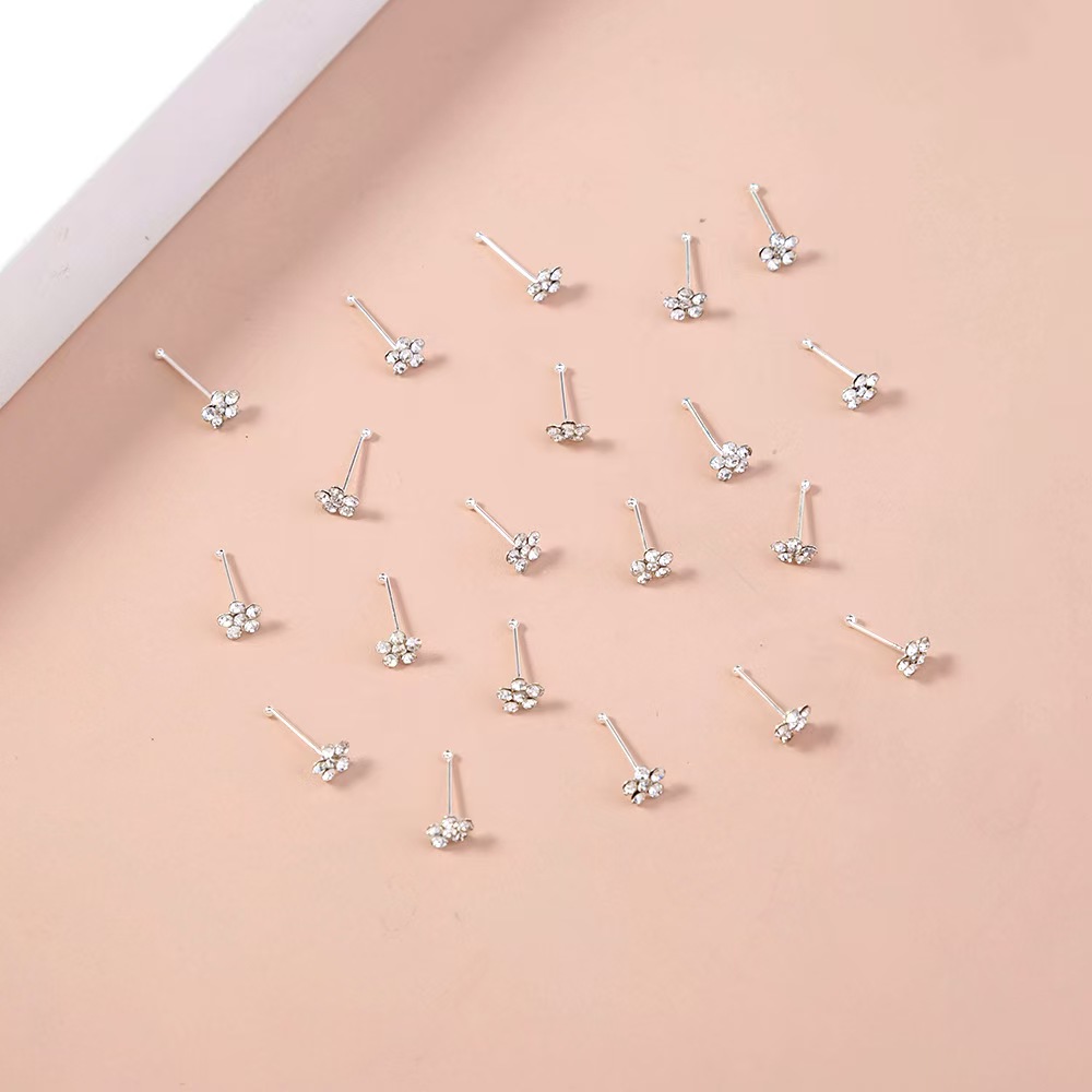 20 pçs/caixa corpo nariz pierc - Body Jewelry Display Case avaliação e preço