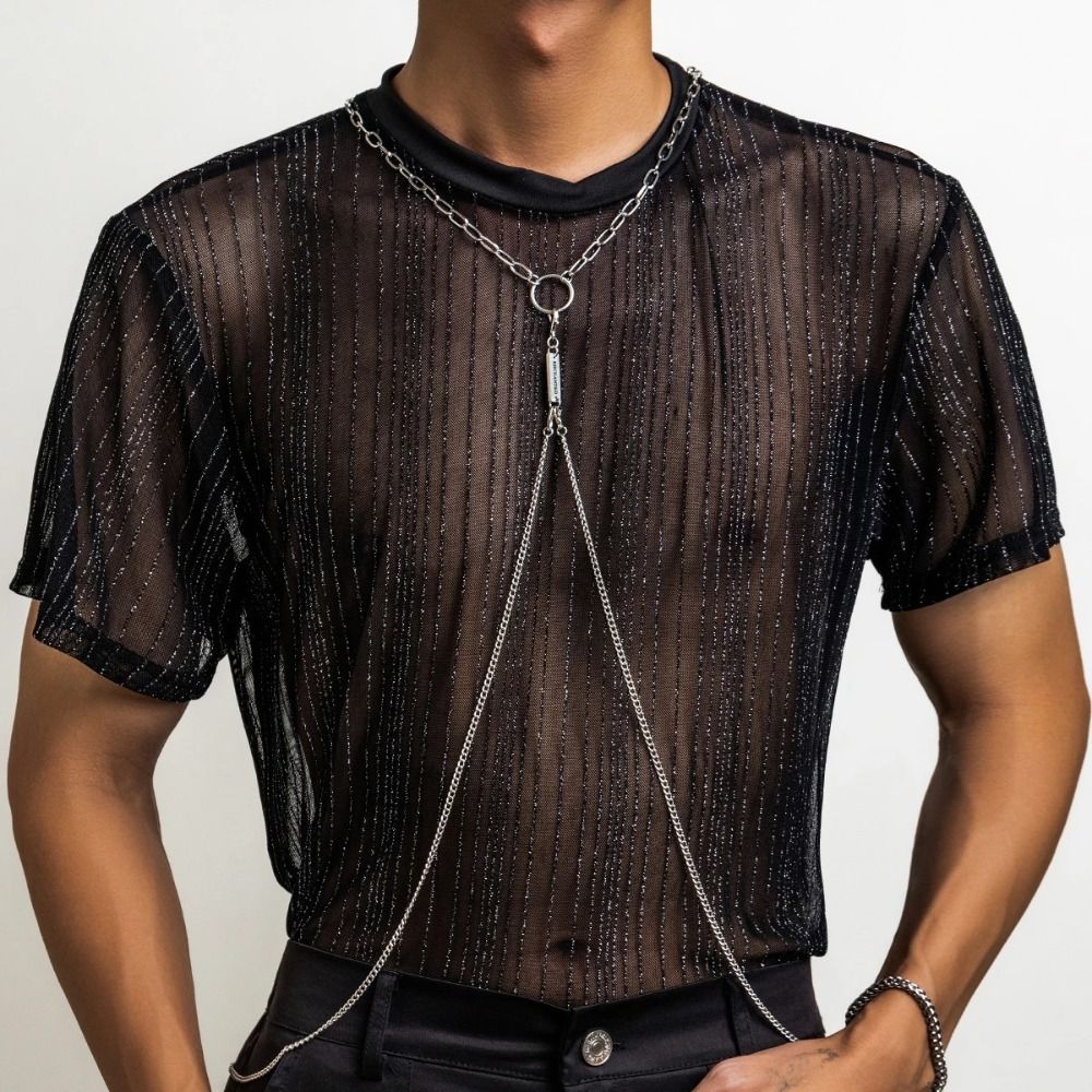 Corrente de Peito Estilo Punk  - Body Jewelry Materials avaliação e preço