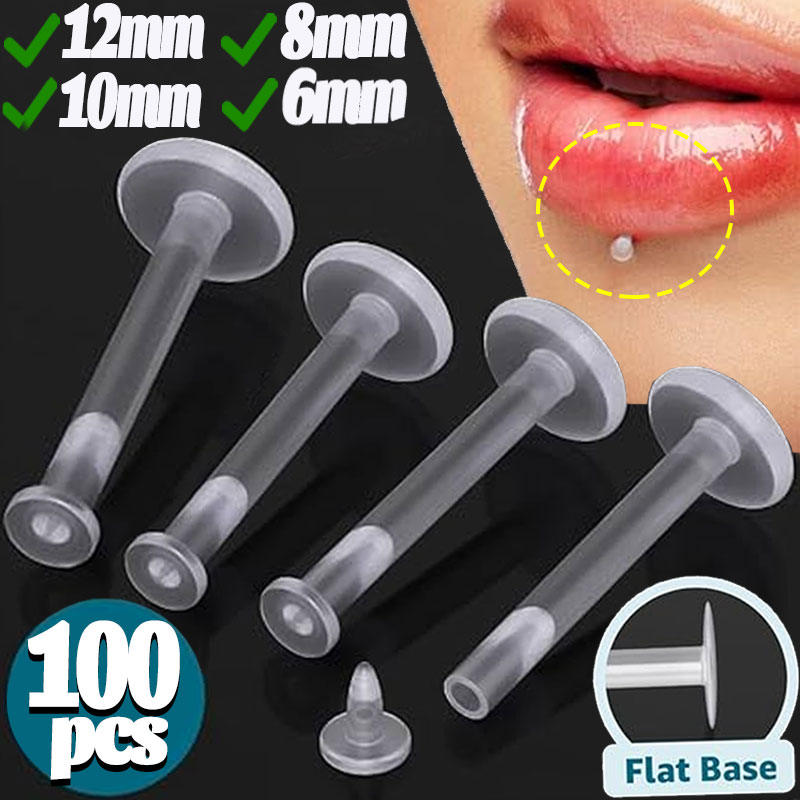 10 Peças de Hastes Acrílicas T - Body Jewelry Ear Gauges avaliação e preço