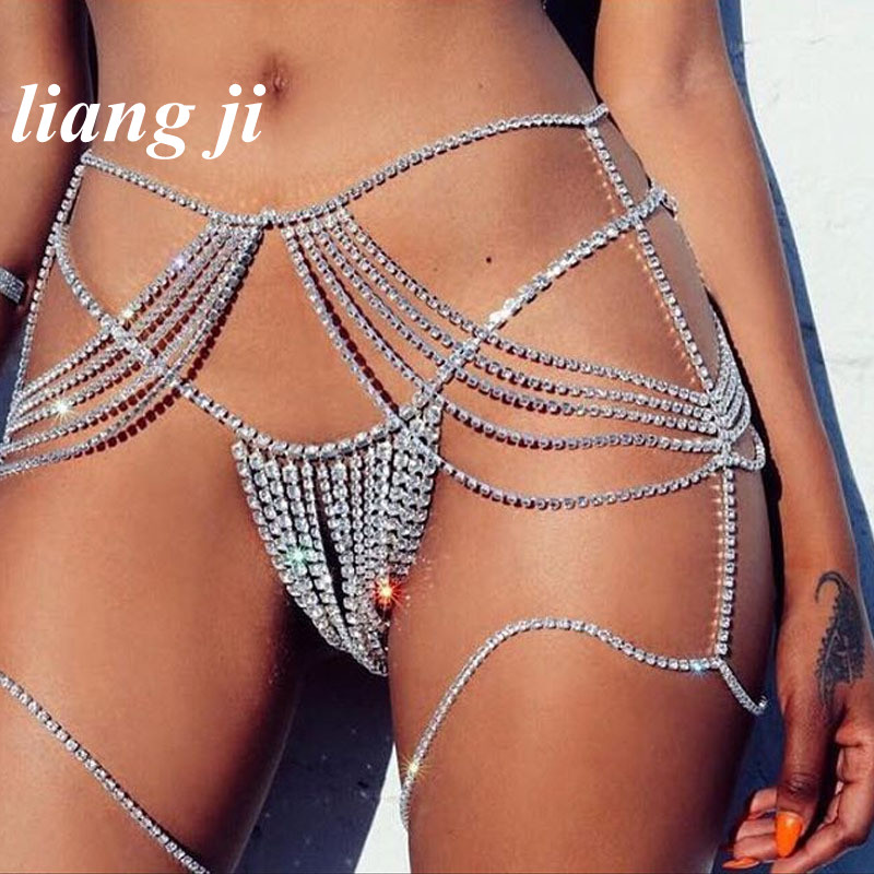Sexy corpo corrente cintura co - Body Jewelry Retainers avaliação e preço
