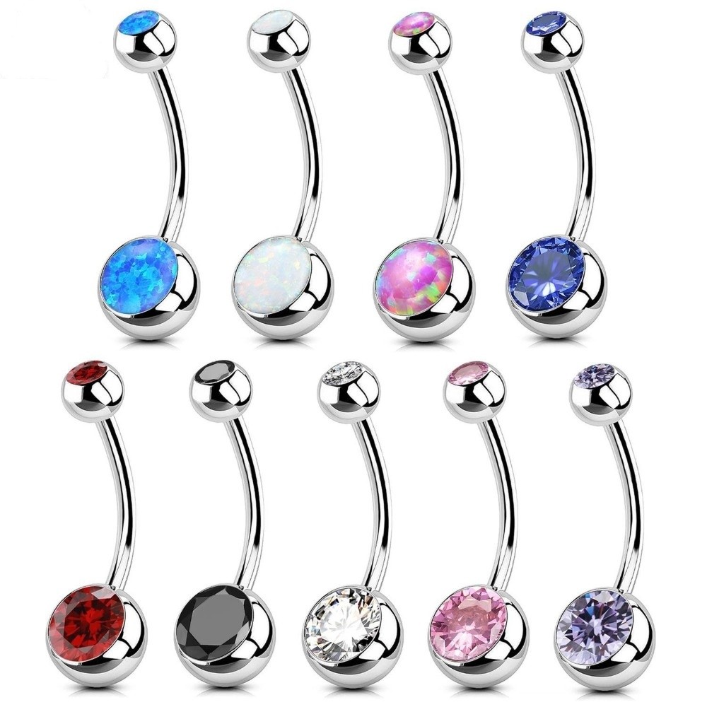 Anéis de umbigo de material de - Body Jewelry Materials avaliação e preço