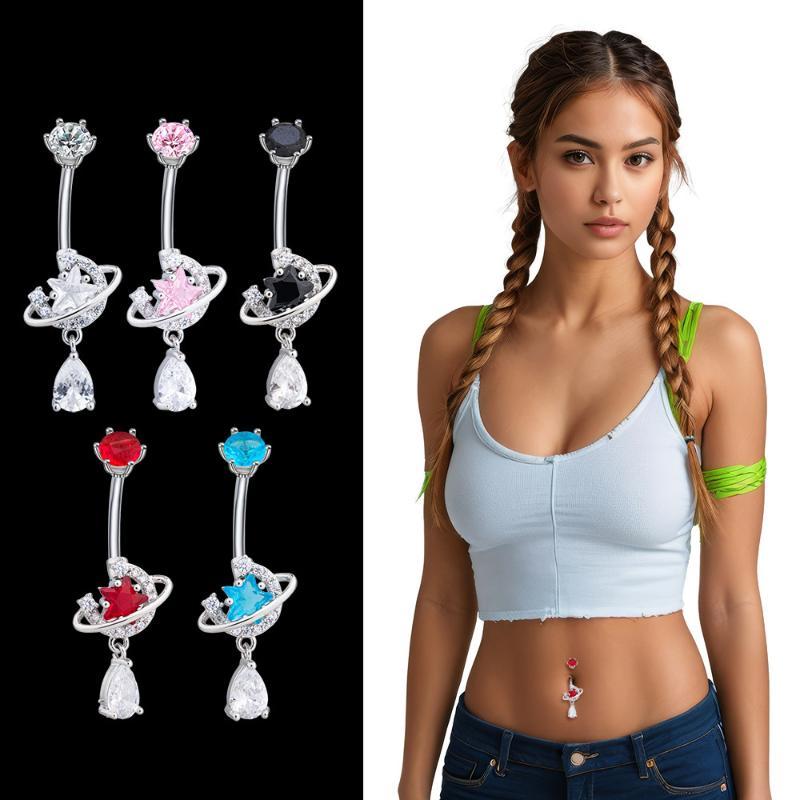 Piercings de Umbigo de Aço Ino - Body Jewelry Universe avaliação e preço