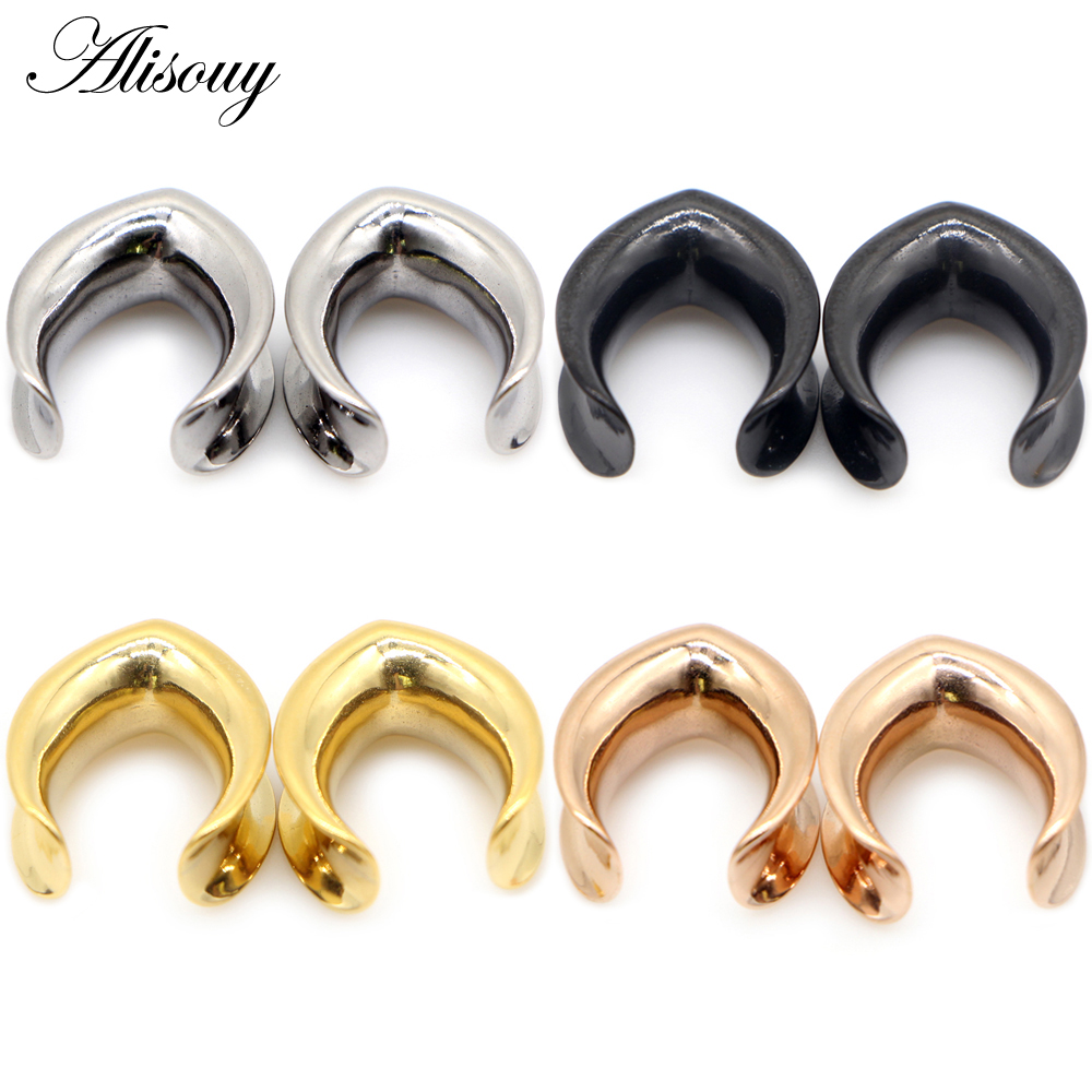 Alisouy 2 peças 6mm-30mm Plugs - Body Jewelry Ear Gauges avaliação e preço