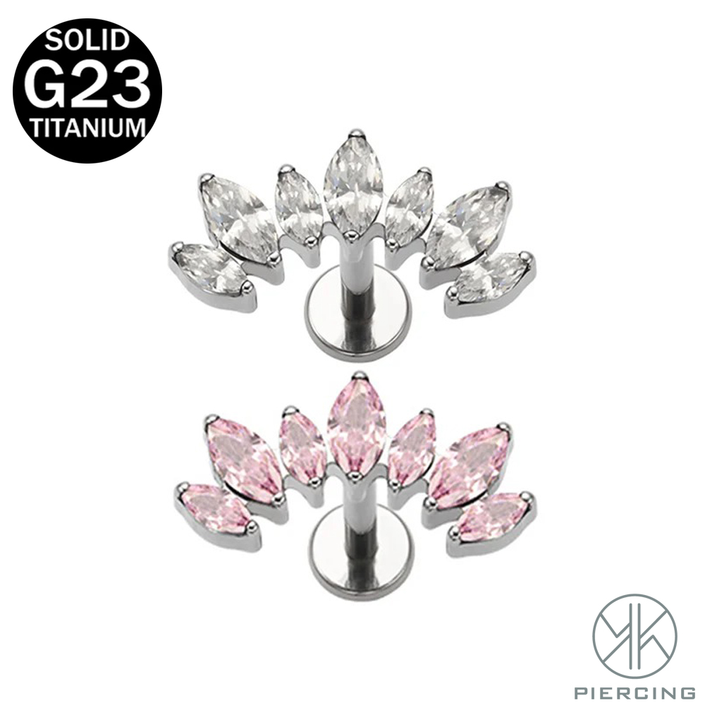 16G 18G F136 titânio marca nov - Body Jewelry Brands avaliação e preço