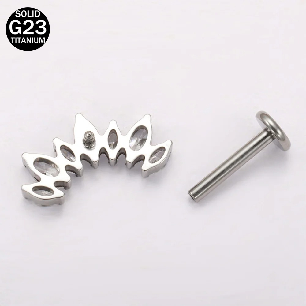 16G 18G F136 titânio marca nov - Body Jewelry Brands avaliação e preço