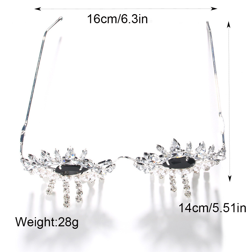 Stonefans-Tassel Óculos Quadro - Body Jewelry Retainers avaliação e preço