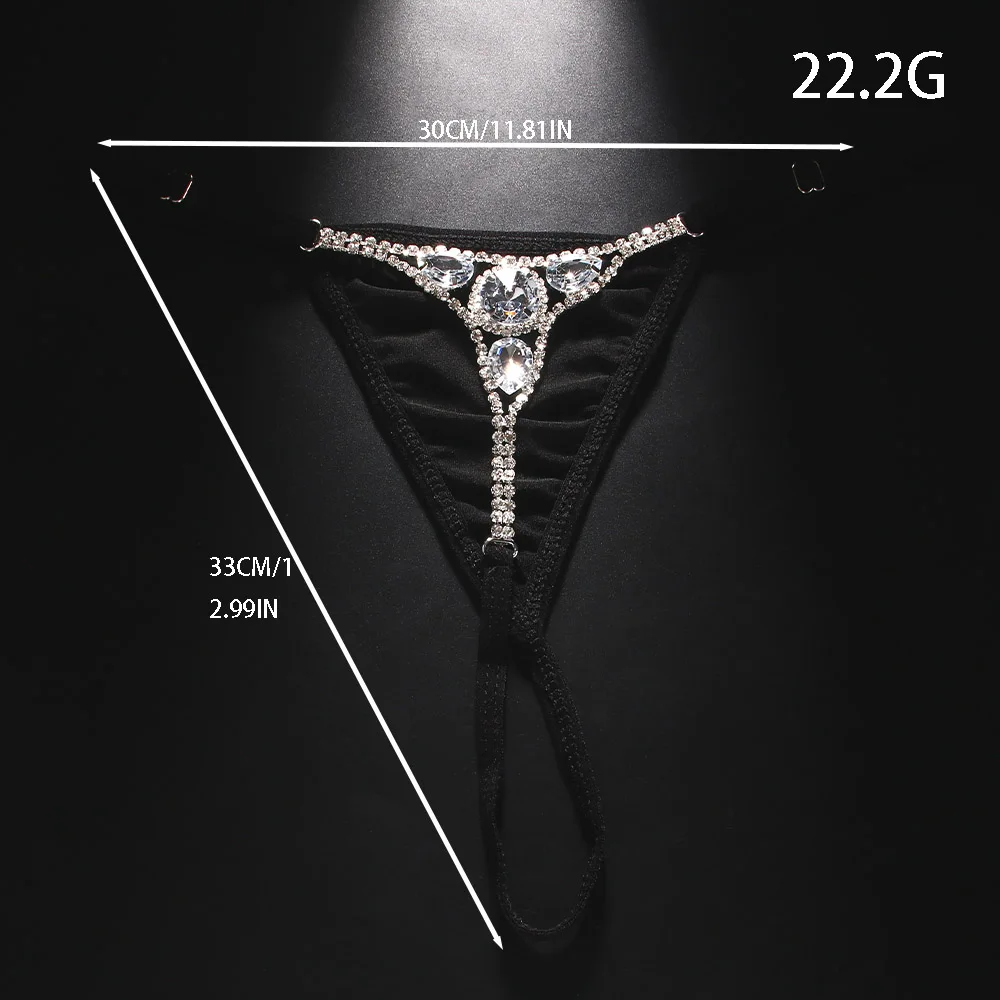 Sexy redondo strass tanga ajus - Body Jewelry Retainers avaliação e preço