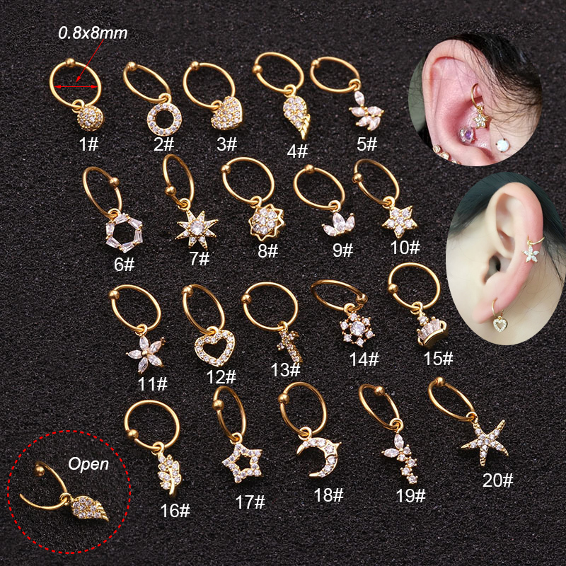 Clickers aço cirúrgico Septo,  - Body Jewelry Universe avaliação e preço