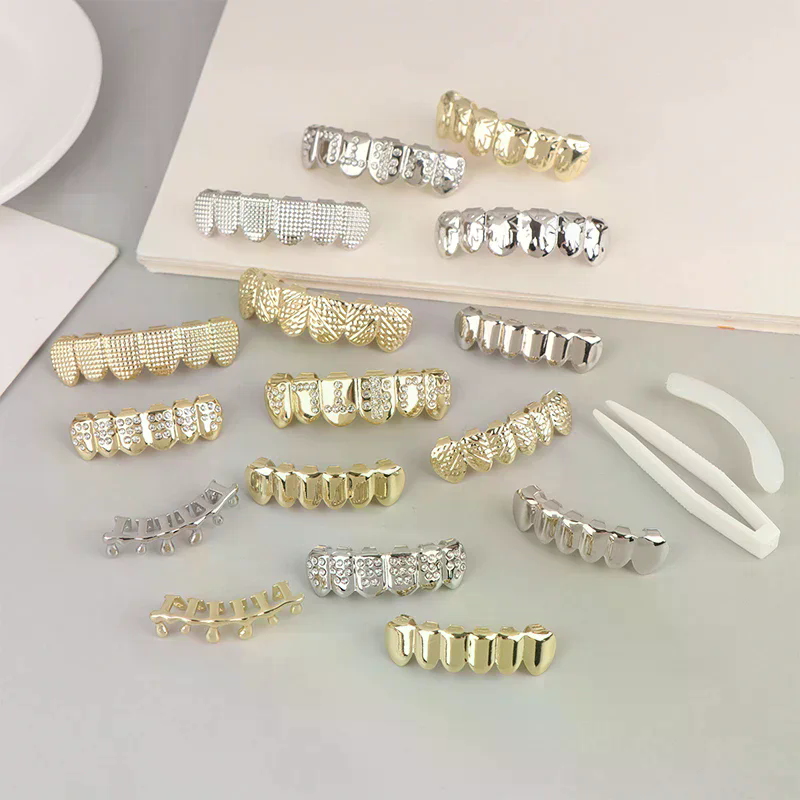 Grillz de Metal Hip Hop para D - Body Jewelry Universe avaliação e preço