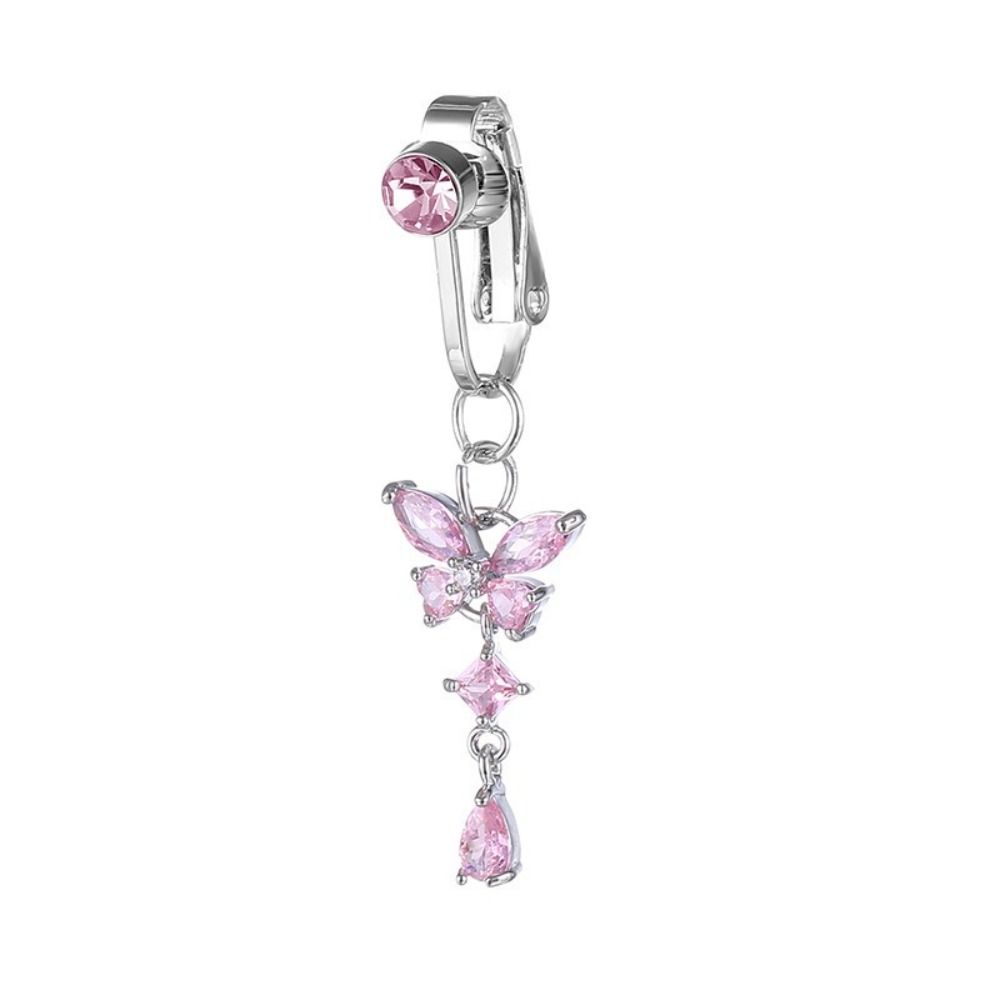 Anel de Umbigo Falso com Desig - Body Jewelry Materials avaliação e preço