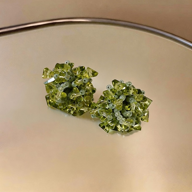 Brincos de Flor Artesanais Fre - Cluster Stud Ear avaliação e preço