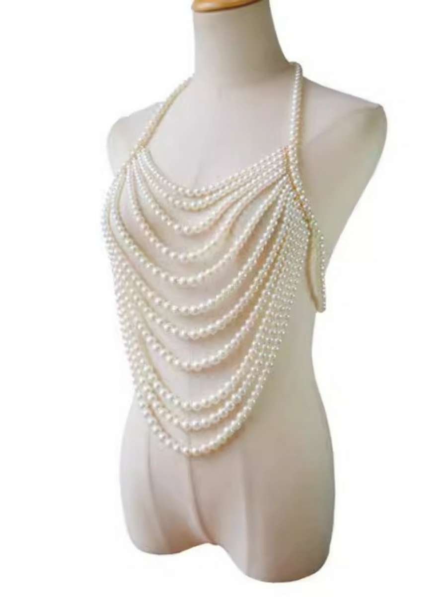 Colar de Pérolas Multicamadas  - Body Jewelry Brands avaliação e preço