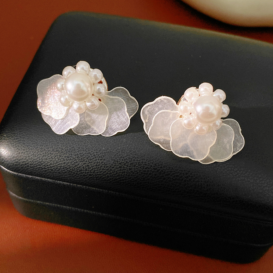 Brincos de Concha em Camadas e - Cluster Stud Ear avaliação e preço