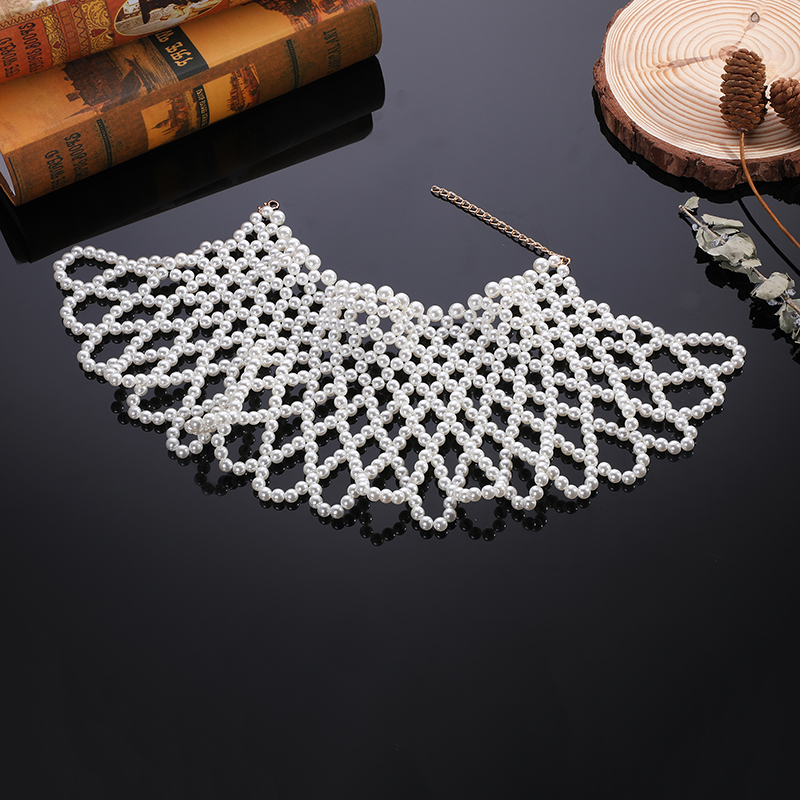 Colar de pérolas da moda, corr - Body Jewelry Brands avaliação e preço