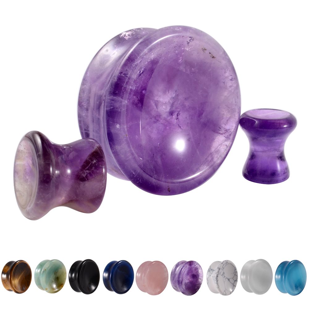 Par de medidores de orelha de  - Body Jewelry Ear Gauges avaliação e preço