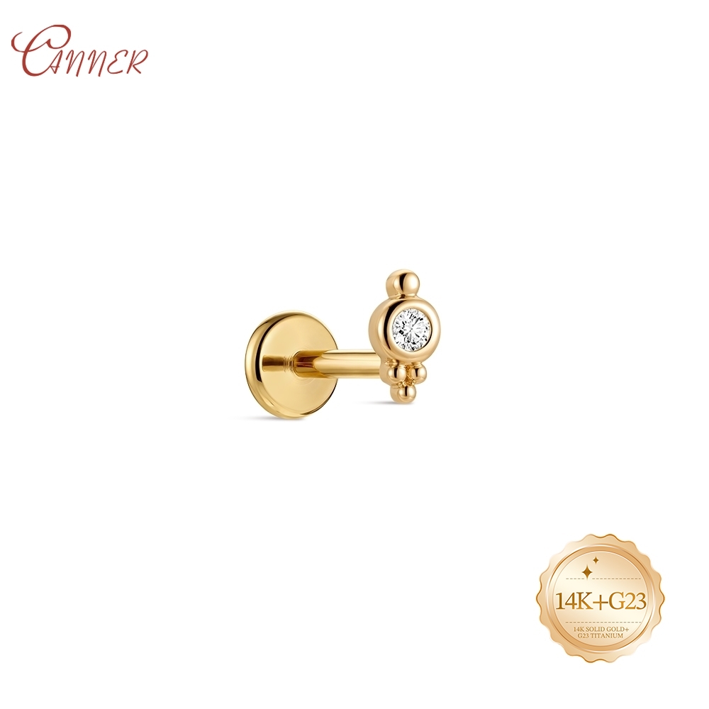 Piercing de cartilagem, tragus - Cluster Stud Ear avaliação e preço