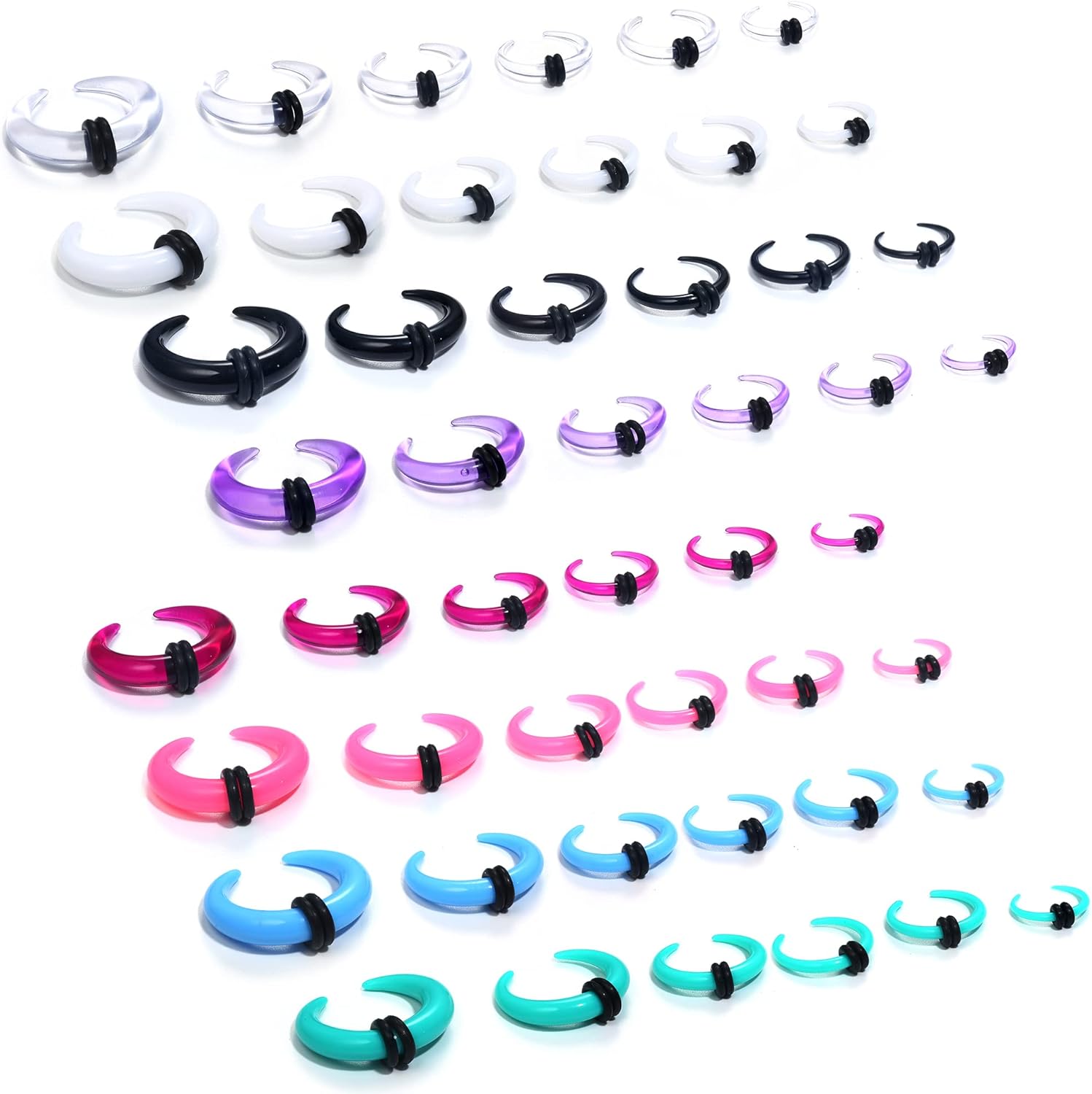 Florideco 4g-14g kit de alonga - Body Jewelry Ear Gauges avaliação e preço