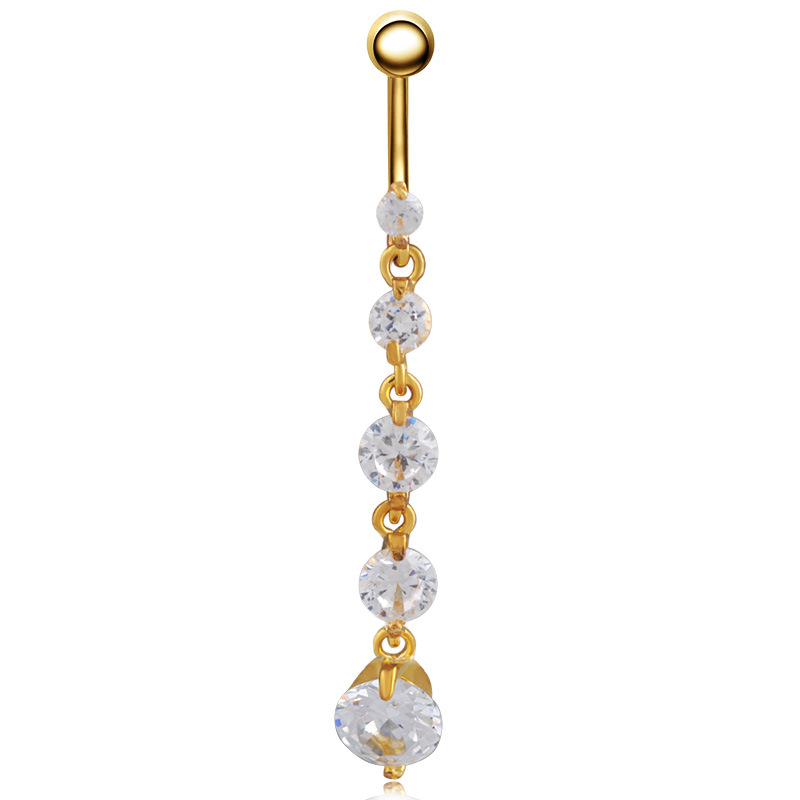 2023 Marca Longa Rhinestone Pi - Body Jewelry Brands avaliação e preço