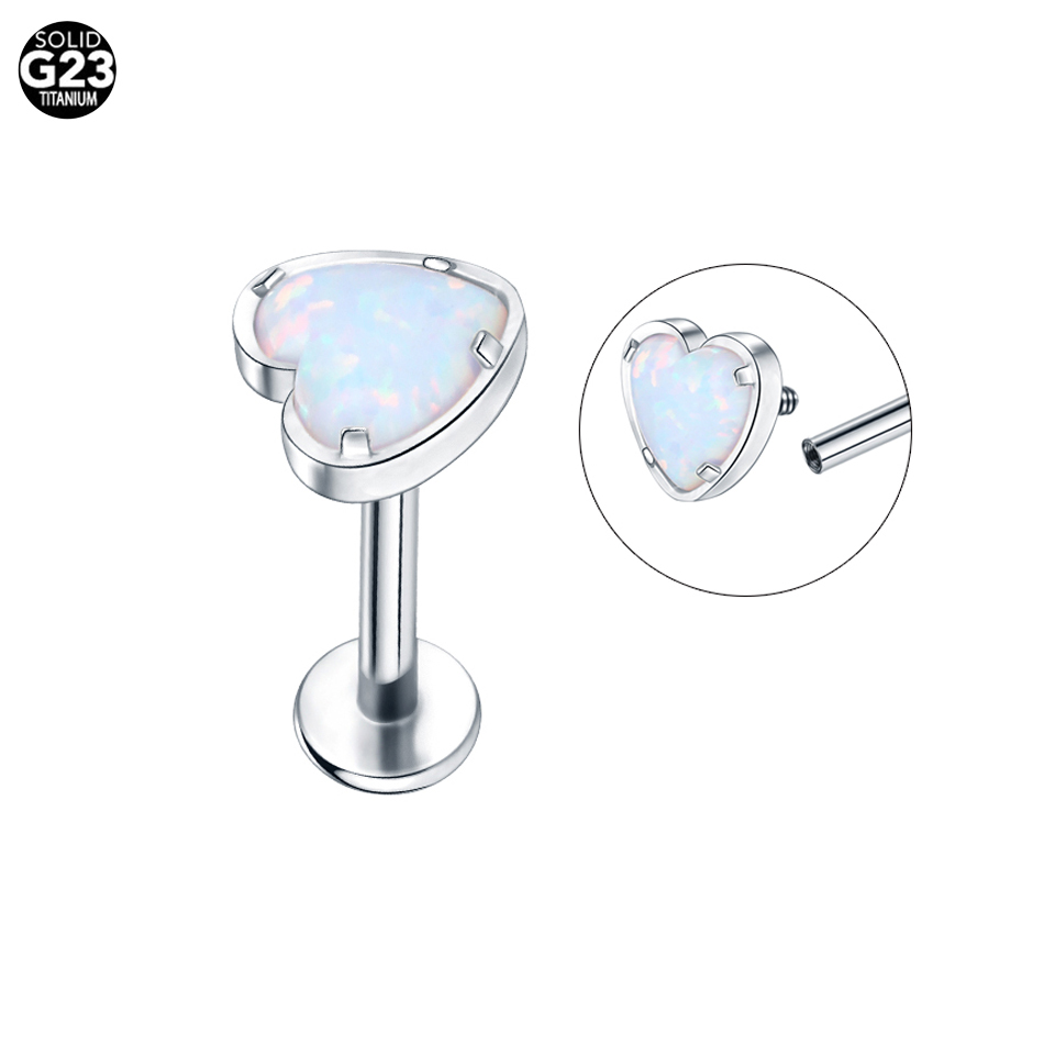 1 peça titânio 16g cz gema lab - Cluster Stud Ear avaliação e preço
