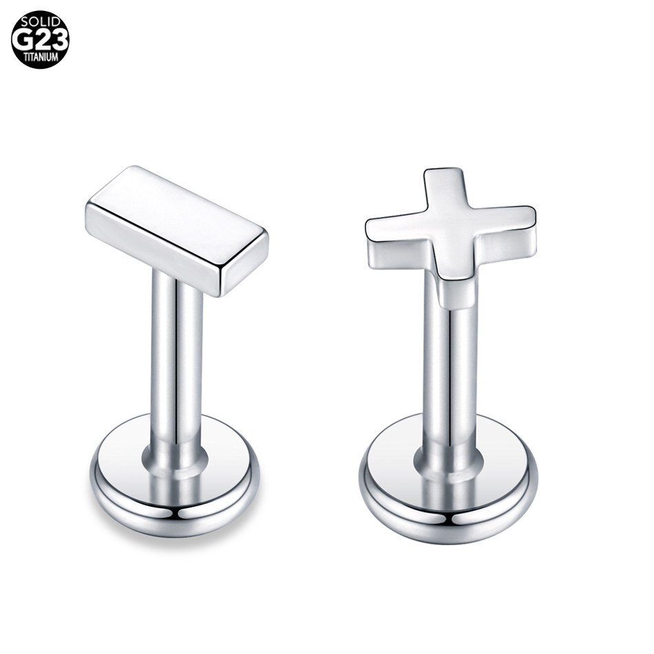 1 peça titânio 16g cz gema lab - Cluster Stud Ear avaliação e preço